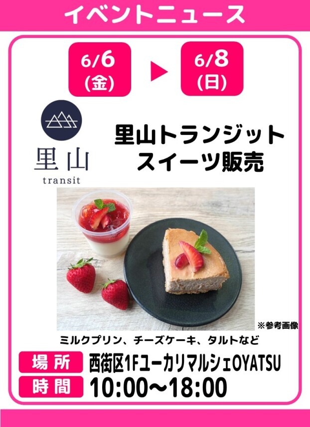 里山トランジット スイーツ販売