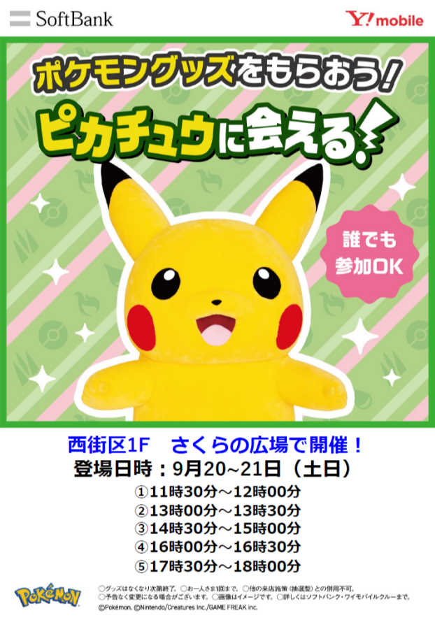 ピカチュウ撮影会