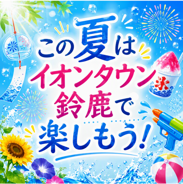 この夏はイオンタウン鈴鹿で楽しもう！