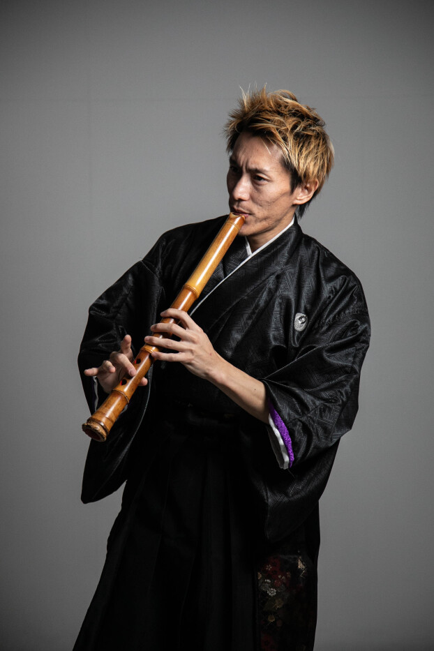 尺八と二胡　出前ミニライブ！