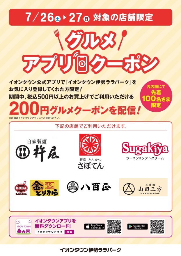 グルメアプリクーポン
