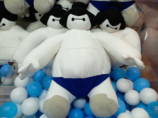 ✨新着景品情報✨ベイマックス　超超BIGぬいぐるみ～相撲（青）～