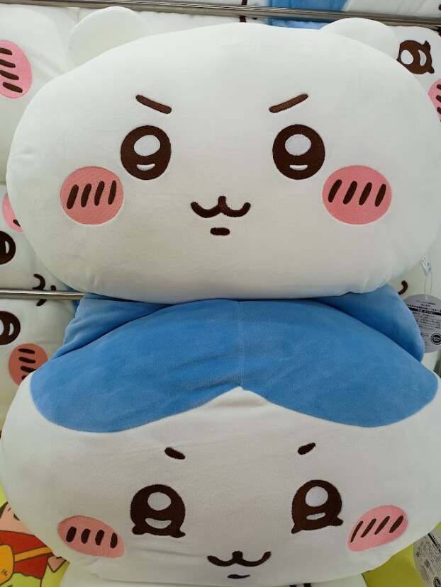 ✨新着景品情報✨ちいかわもっちるおかお超ＢＩＧぬいぐるみ１