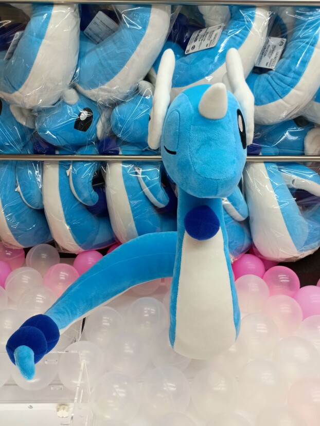 ✨新着景品情報✨ポケットモンスター　めちゃもふぐっとぬいぐるみーハクリューーウィンクｖｅｒ．