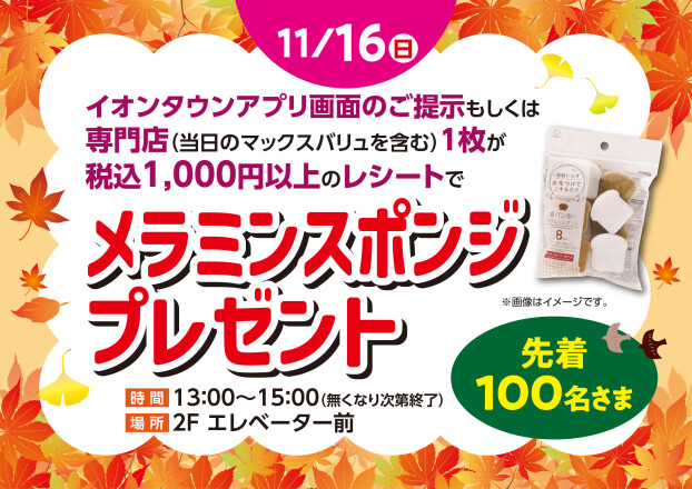 メラミンスポンジ　プレゼント