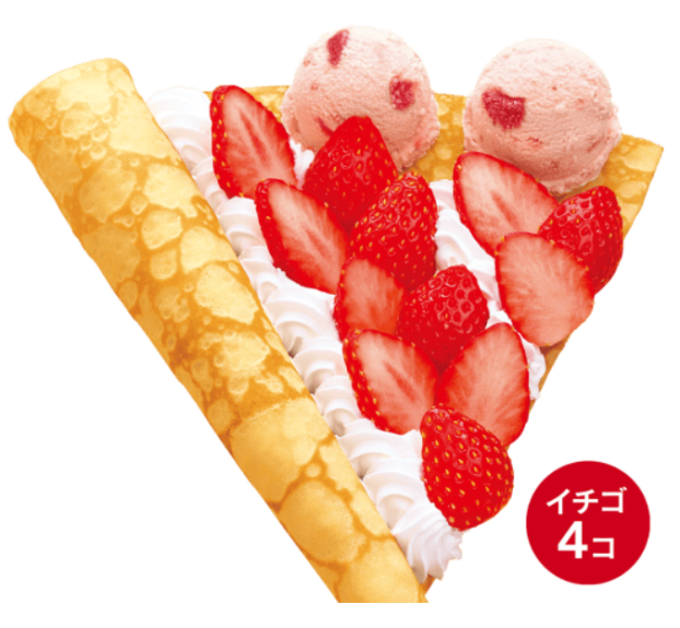 クレープ人気TOP3発表👑