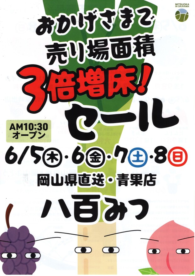 みつおか農園「八百みつ」