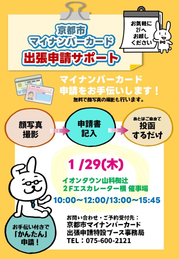 1/29(木)　マイナンバーカード出張窓口