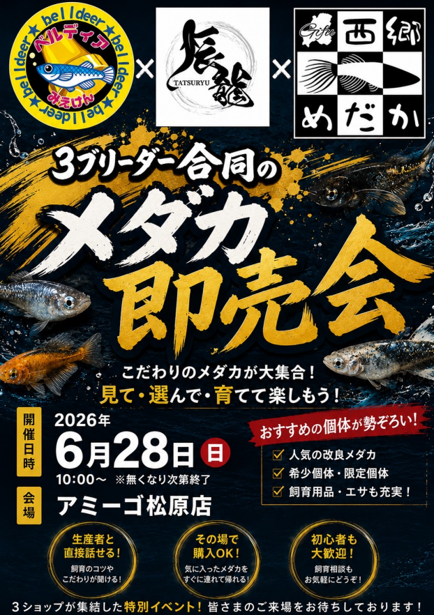 メダカ即売会