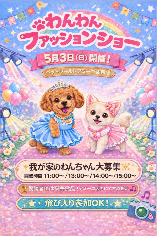わんわんファッションショー