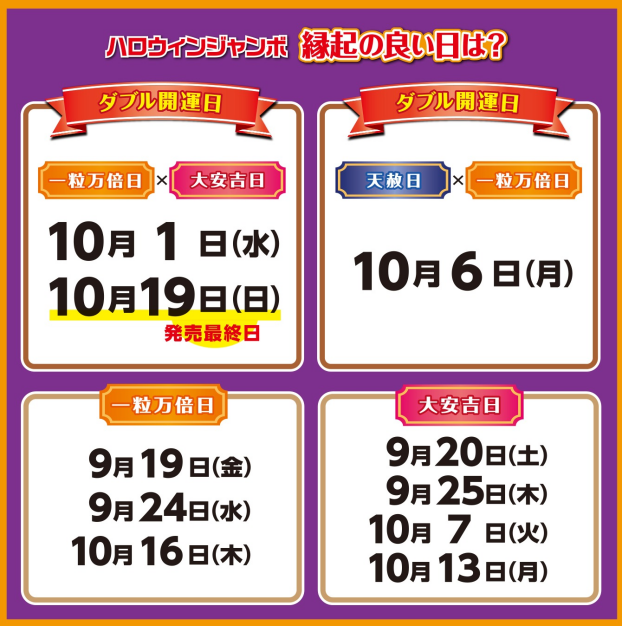 ☆縁起のよい日に宝くじ☆
