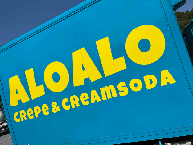 クレープキッチンカーALOALOがやってくる✨