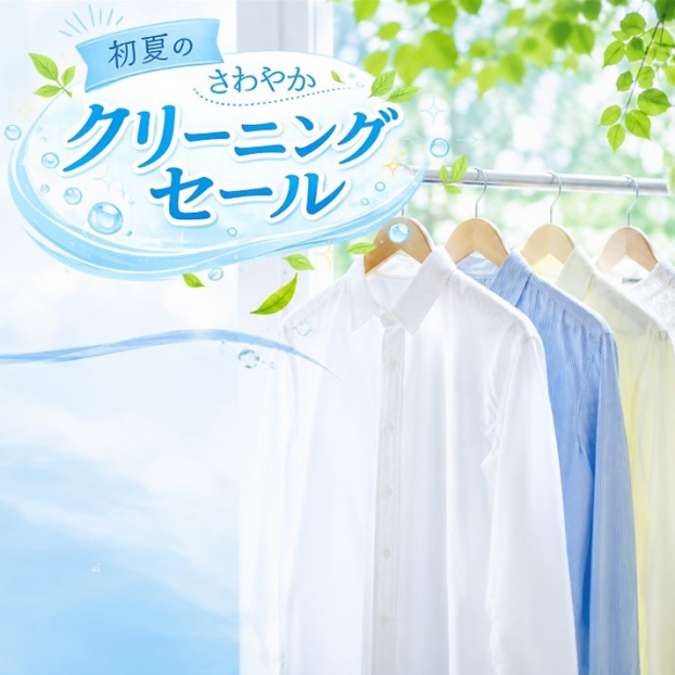 初夏のさわやかクリーニングセール🍃