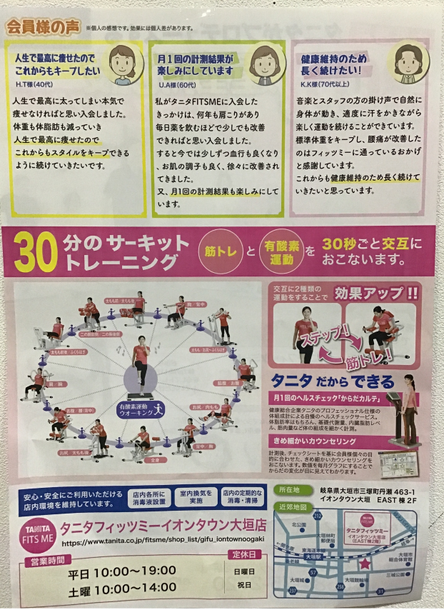 30分のサーキットトレーニング