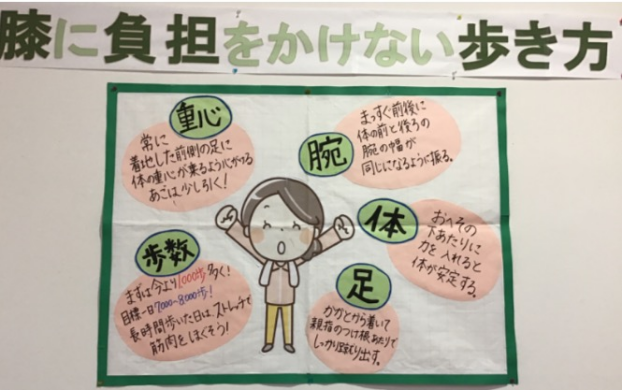 膝に負担をかけない歩き方