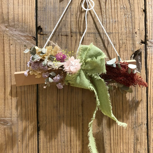 〇gardening shop akaza 様　ドライフラワーアレンジワークショップ 〇