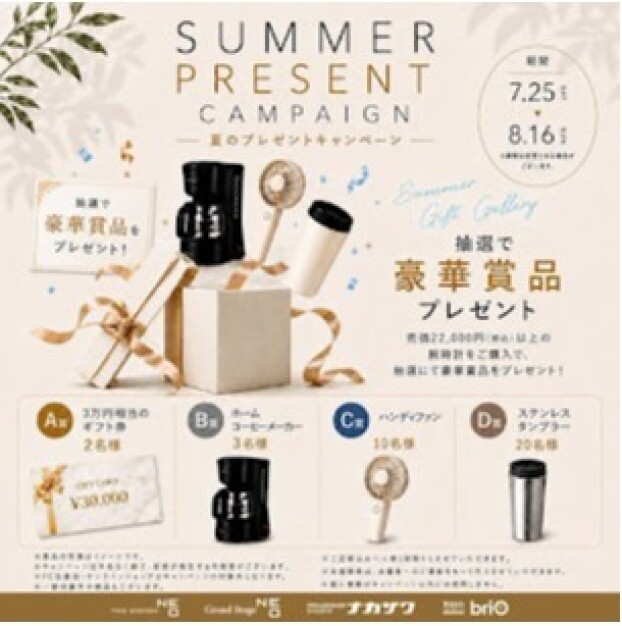 夏のプレゼントキャンペーン