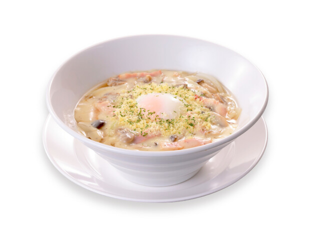 9/8(火)販売！　「濃厚クリーミーカルボ醤油らーめん温玉添え」