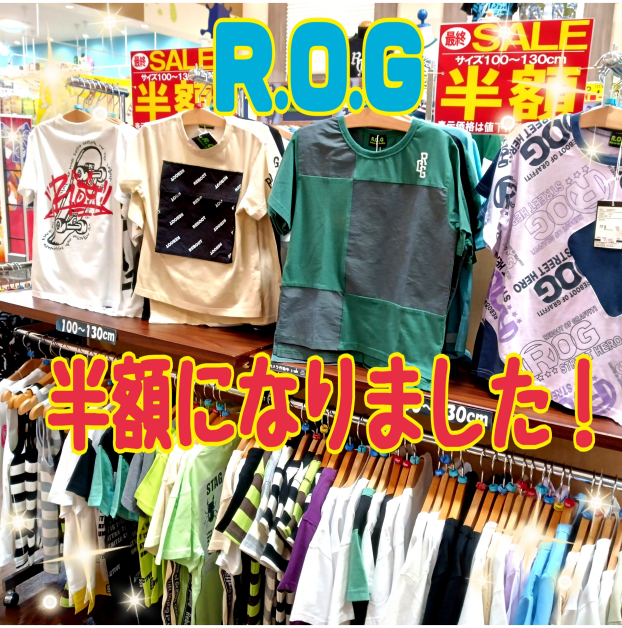 【👕人気ブランドR.O.G半額&ワンピ大特価👗】