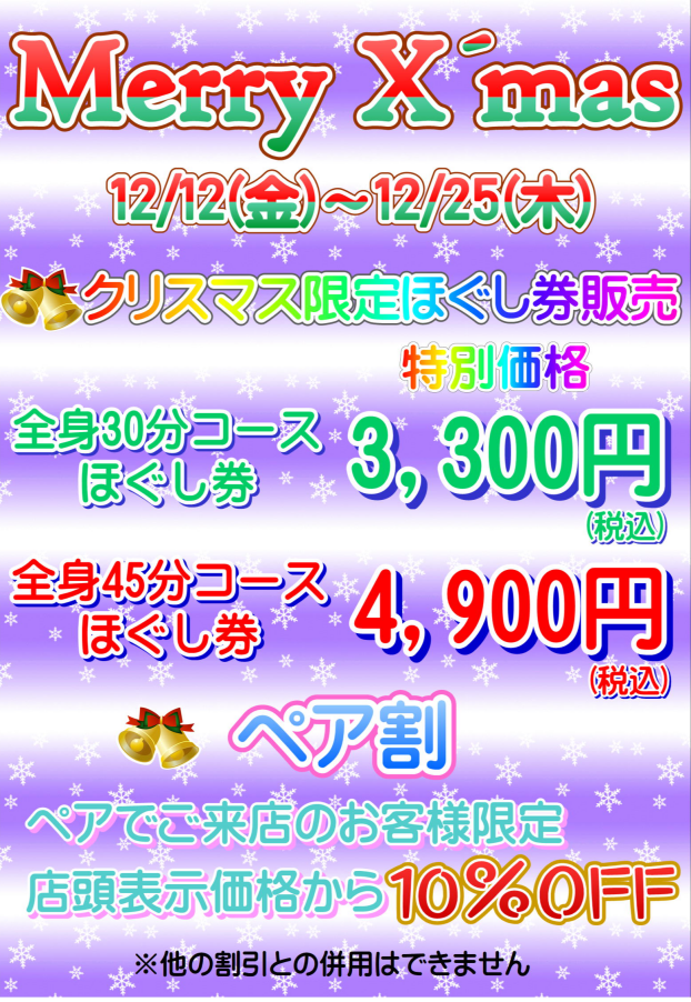 【TAiSEiKANクリスマスセール】