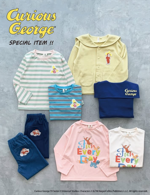 【子供服】おさるのジョージコラボ🍌