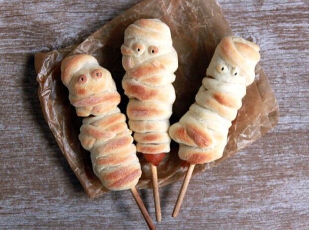 ミイラのウインナーパンを作ろう！