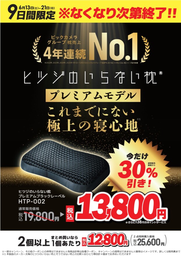 【９日間限定】４年連続売上No.1【お買い得価格】