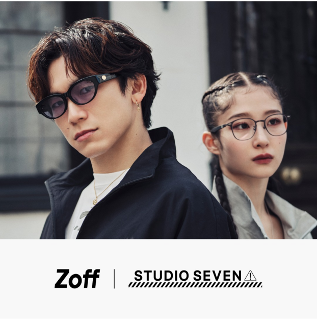 メガネブランド「Zoff」と「EXILE」、「三代目 J SOUL BROTHERS」のパフォーマーEXILE NAOTOが手掛けるブランド「STUDIO SEVEN」のコラボレーション第2弾