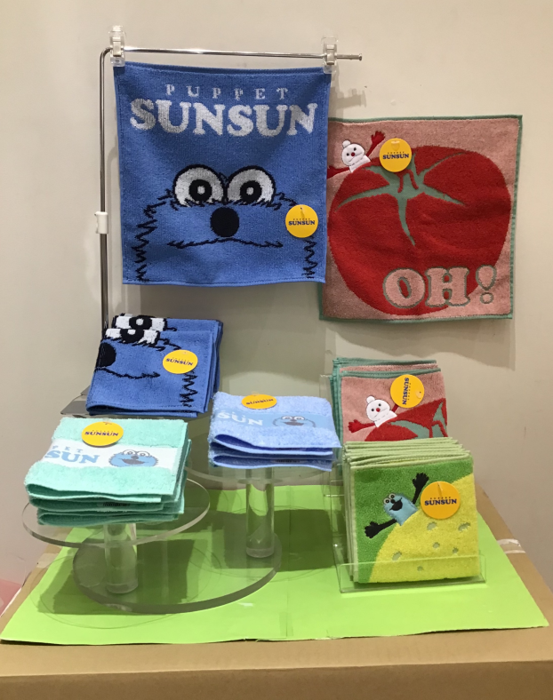 キャラクター　はんかち・たおる販売会