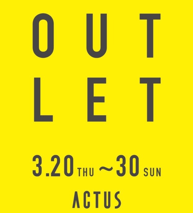 LIMITED OUTLET STORE  10日間限定オープン！