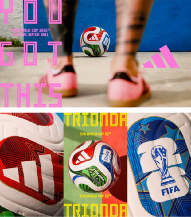 【adidas】FIFA ワールドカップ公式ボール　トリオンダ登場