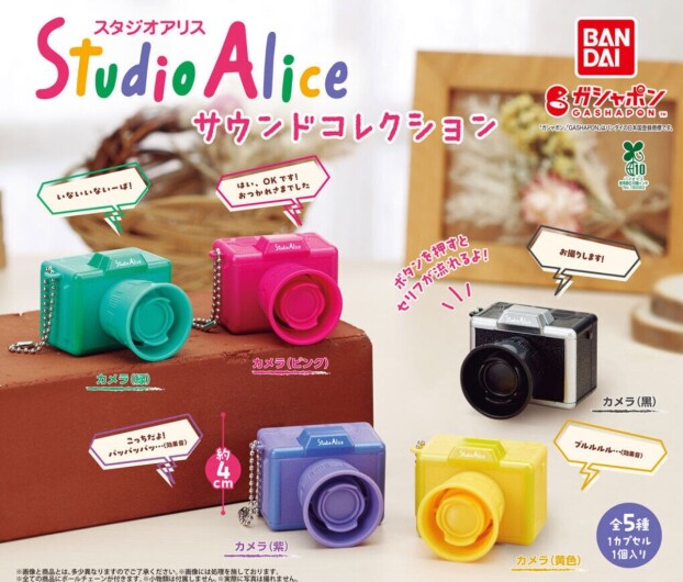 スタジオアリスからオリジナルガシャポンが登場🎉