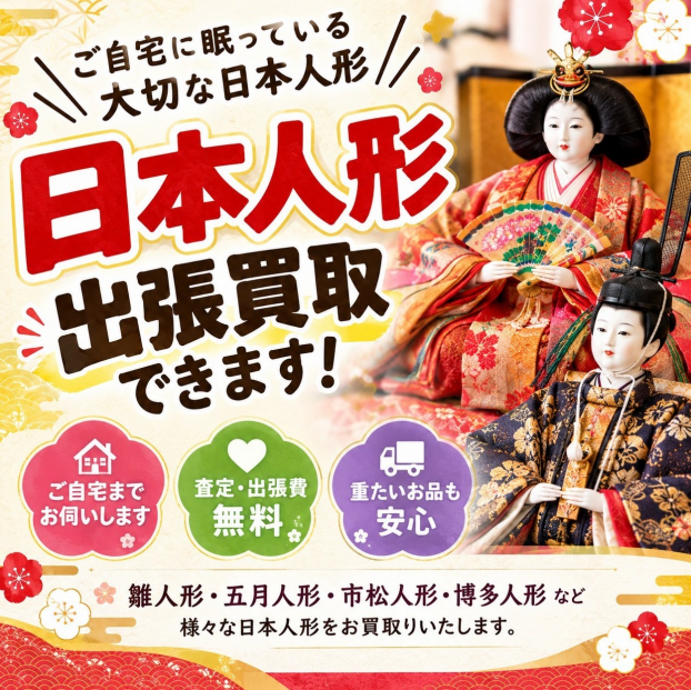 大好評！人形買取中！！