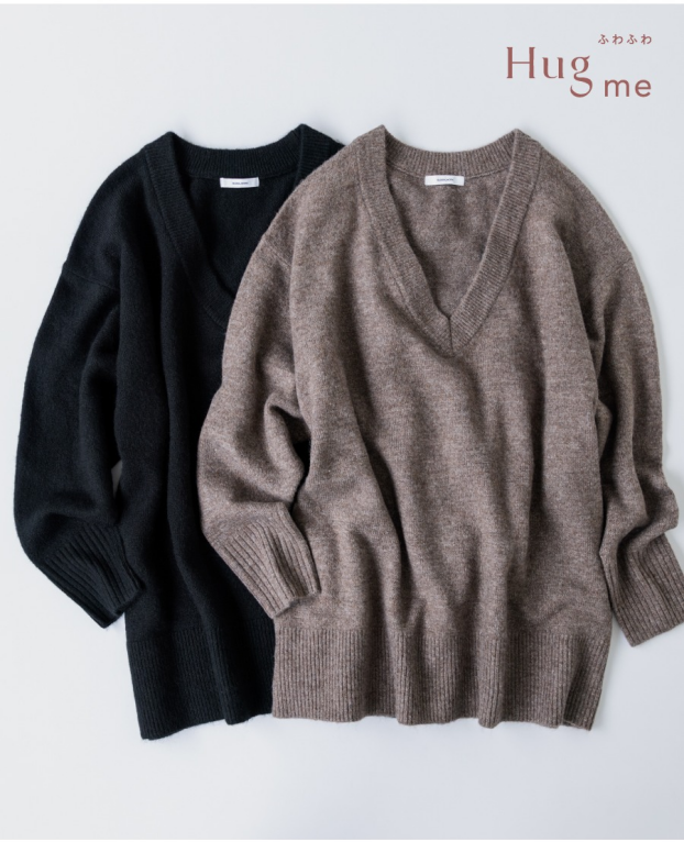 【GLOBAL WORK】もっちりと弾んでふんわりソフトな着心地、Hug meシリーズ