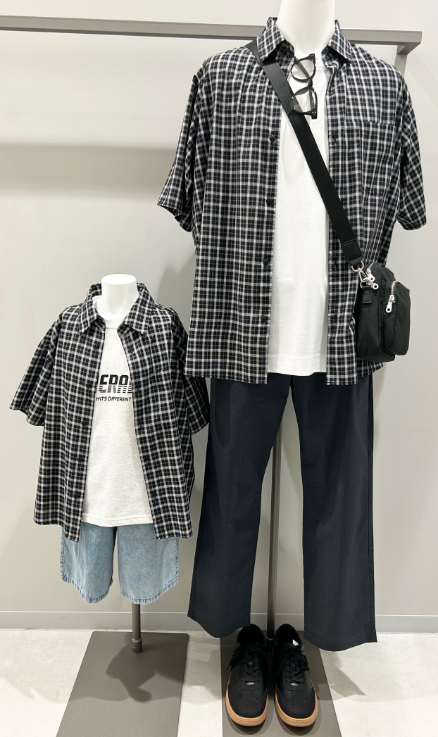 リンクコーデ可❗️❗️  👕接触冷感付きで夏にも快適なシャツのご紹介👕