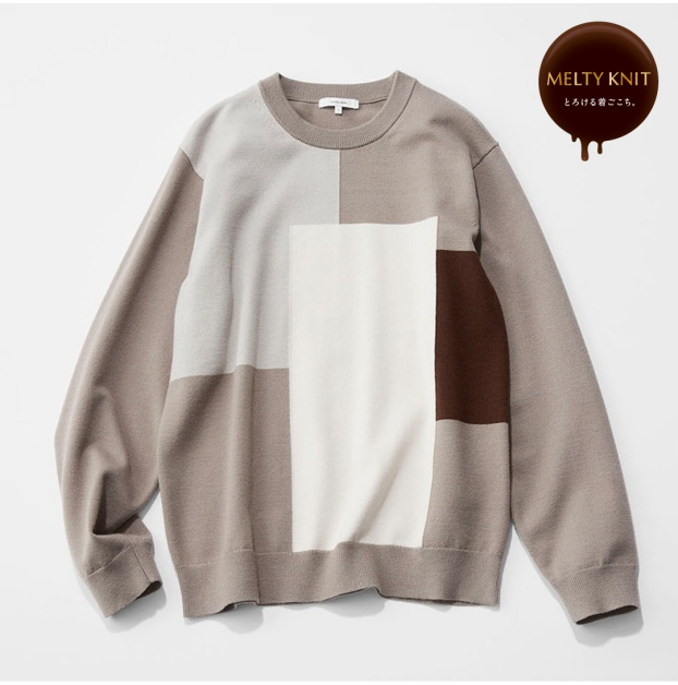 【GLOBAL WORK】とろける着ごこち。メルティニットシリーズ