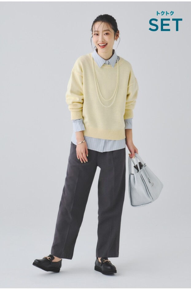 【GLOBAL WORK】一枚で旬なレイヤードスタイルが叶うお得なセット