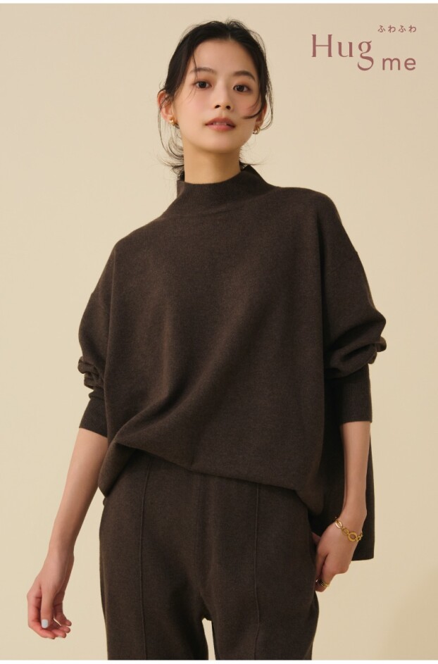 【GLOBAL WORK】もっちりと弾んでふんわりソフトな着心地、Hug meシリーズ