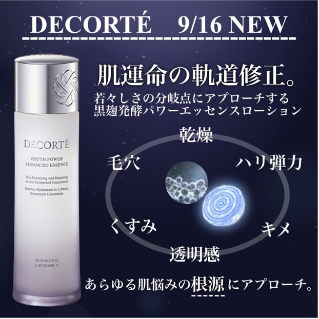 コスメデコルテ　ユースパワー　エッセンスローション　新発売