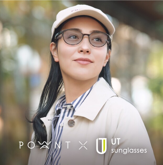 鼻パッドなしサングラス「UT sunglasses」から、パリミキ限定 POWANTコラボモデルが登場！