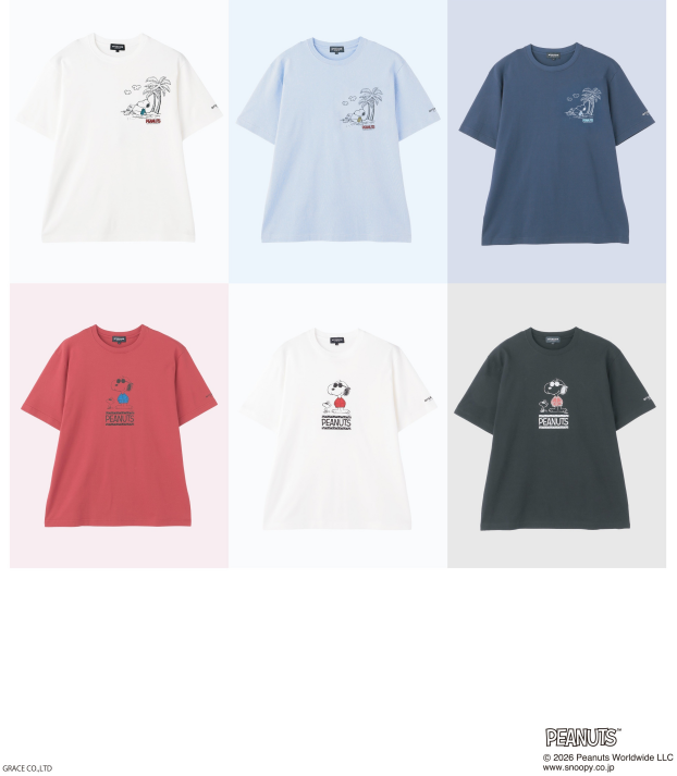 〈マックレガー メンズ〉ピーナッツコラボTシャツ