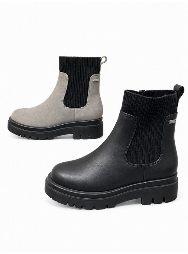 秋冬コーデにおすすめ♪RIB　KNIT　BOOTS5