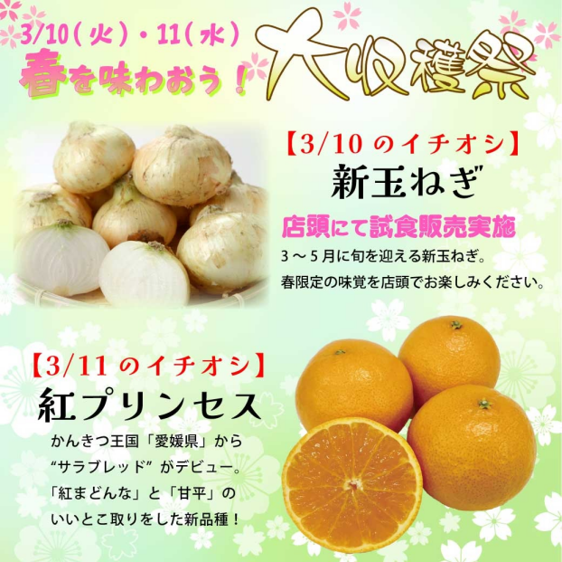 ★*.。10・11日は大収穫祭の日 +*。★