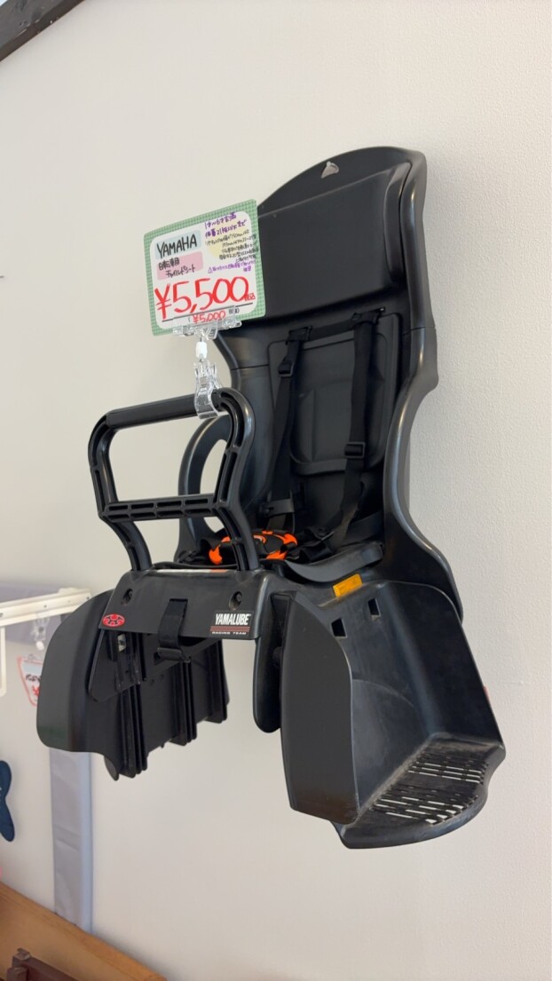 YAMAHAの自転車用リヤチャイルドシート 入荷