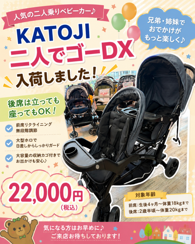 KATOJI「二人でゴーDX」入荷しました👶👧✨
