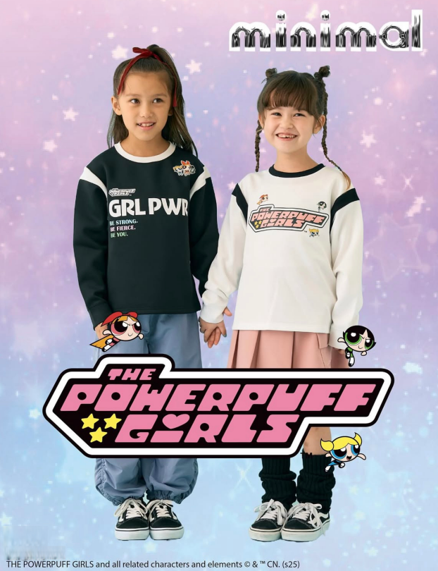 パワーパフガールズ×minimalコラボレーション商品入荷☆彡