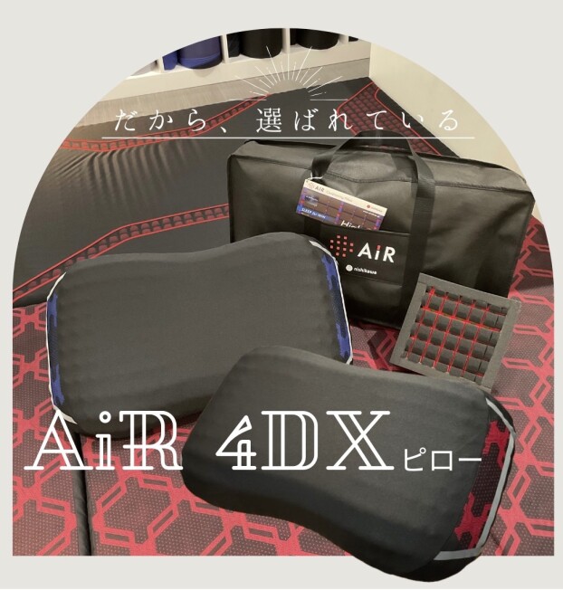 テレビ等でも紹介！人気の【AiR4DX】ピロー