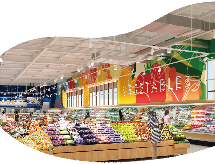 お買い物売り場写真