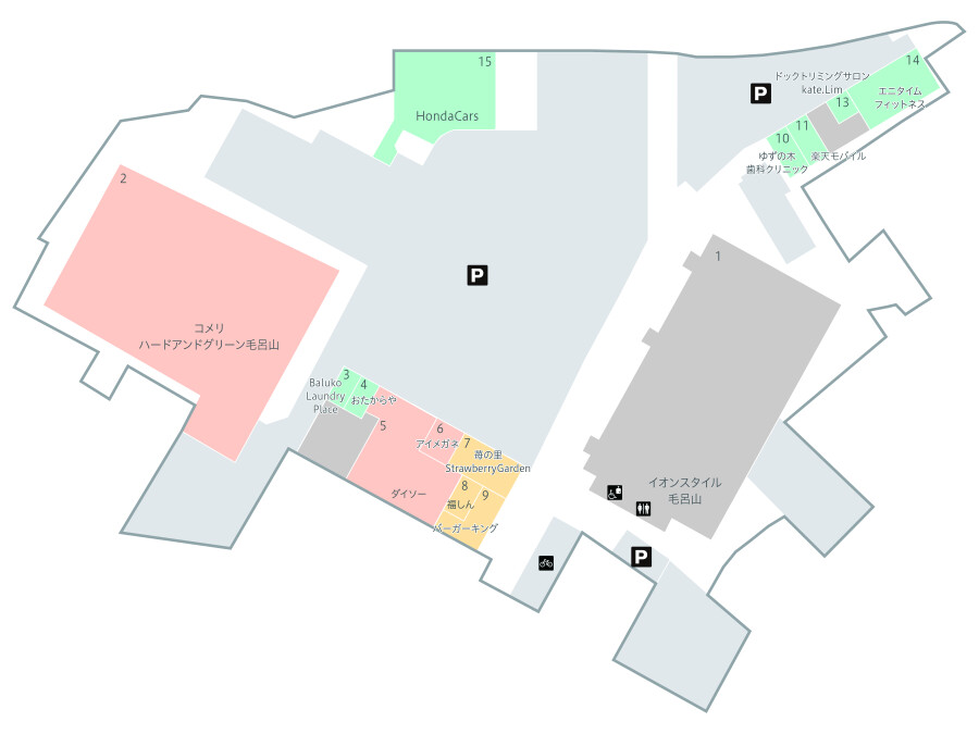 毛呂山　フロアマップ