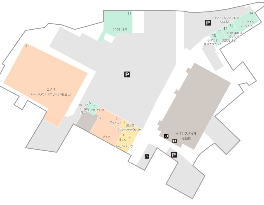 毛呂山　フロアマップ